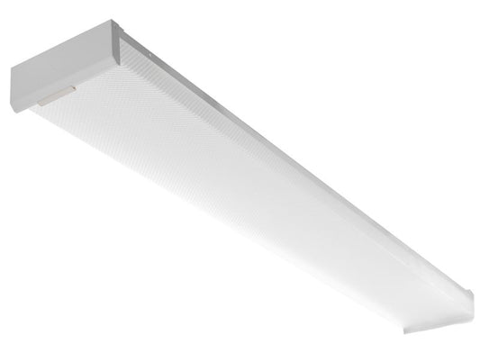 Westgate LED Standard Wrap-Around Fixture, 120~277V, Commercial Indoor Lighting, 42W, 4400 Lumens, 3500K, White Finish, TRI-AC Dimmable