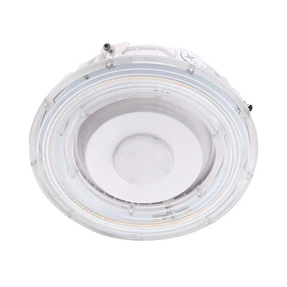 Euri Lighting ECR-55W103s Commercial LED 55-Watt Round Canopy Light 3 Color Selectable Waterproof IP65 Protection Dimmable