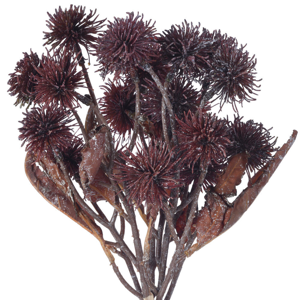 Vickerman 15" Burgundy Artificial Earth Flower 2 per bag.