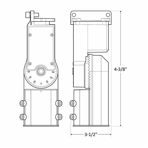 Westgate Slip Fitter For Lfx & Lfxpro & LF4Pro Series, Outdoor Lighting, White  Finish