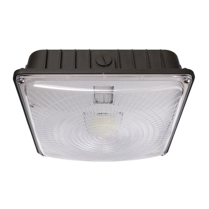 ASD Lighting LED Slim Canopy 100W 5000K DOB Dimmable Bronze UL DLC Premium