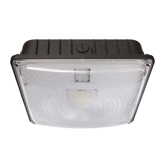 ASD Lighting LED Slim Canopy 100W 5000K DOB Dimmable Bronze UL DLC Premium