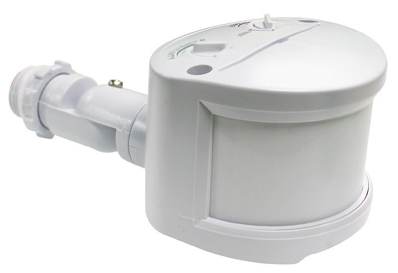 Westgate 180 Degree PIR Sensor Work In Dark When Motion, Outdoor Lighting, White Finish