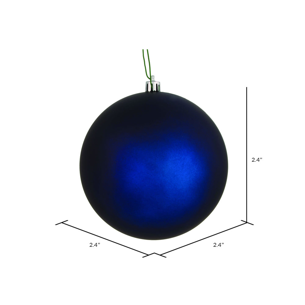 Vickerman 2.4" Midnt Blue Matte Ball UV 24/Bag