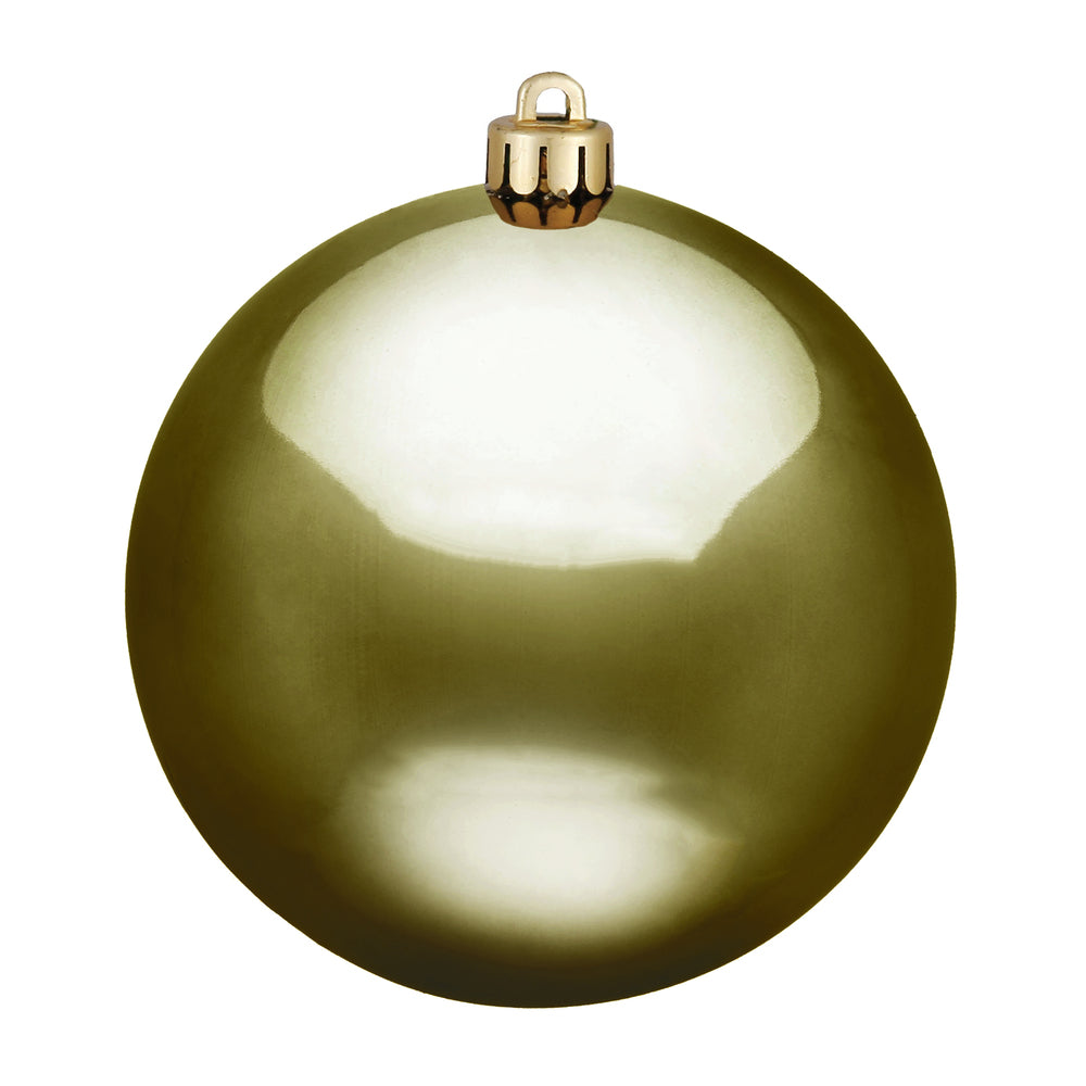 Vickerman 2.75" Olive Shiny Ball Ornament 12 per Bag