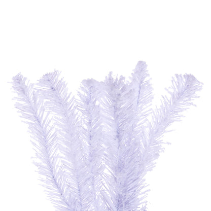 Vickerman 9' x 14" Flocked White Garland with 216 PVC Tips Unlit