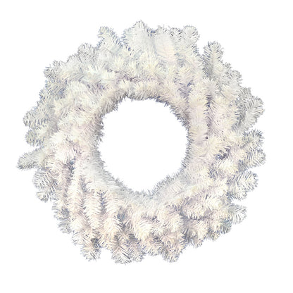 Vickerman 20" Crystal White Spruce Artificial Christmas Wreath Unlit