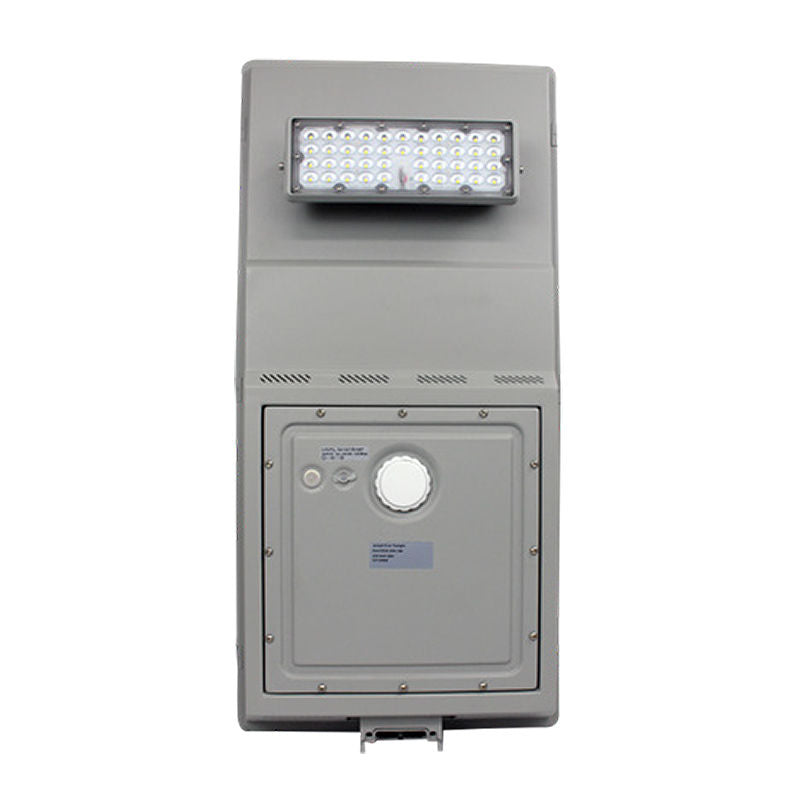 Westgate Smart Integrated Solar Street And Flood Light 50W 200 Lumens/W 3000K, Outdoor Lighting, 50W, 10000 Lumens, 3000K, Grey Finish None