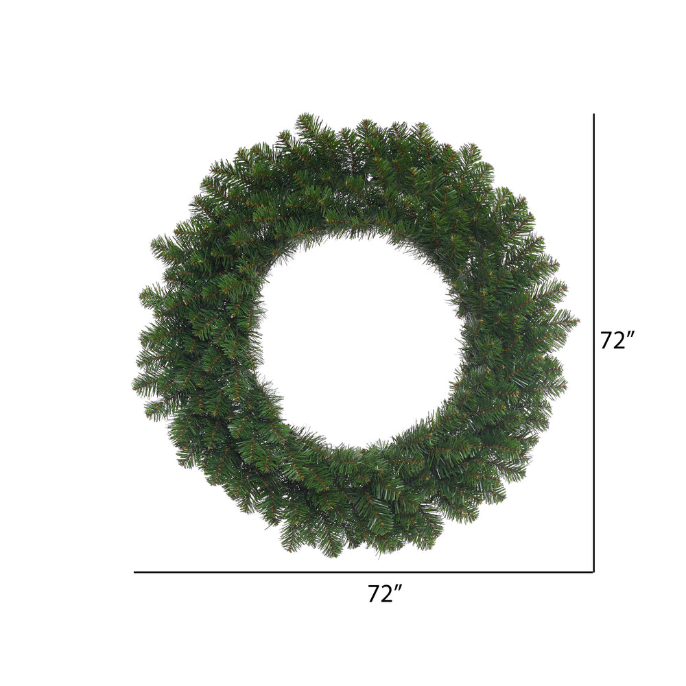 Vickerman 72" Grand Teton Artificial Christmas Wreath Unlit