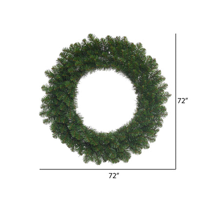 Vickerman 72" Grand Teton Artificial Christmas Wreath Unlit