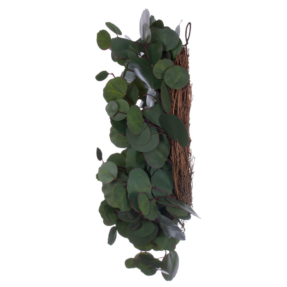 Vickerman 20" Artificial Green Silver Dollar Populus Eucalyptus Wreath