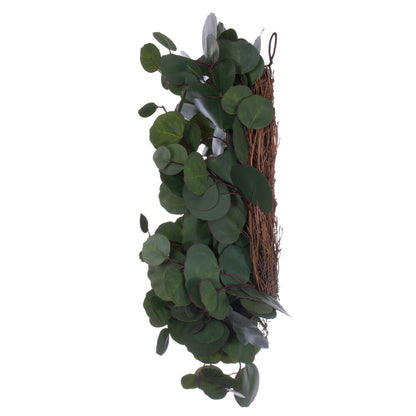 Vickerman 20" Artificial Green Silver Dollar Populus Eucalyptus Wreath