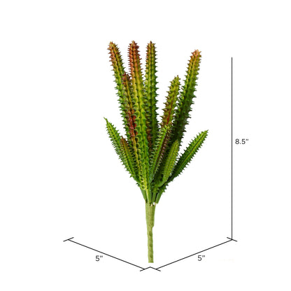 Vickerman 8.5" Artificial Green Cactus Pick Set of 3