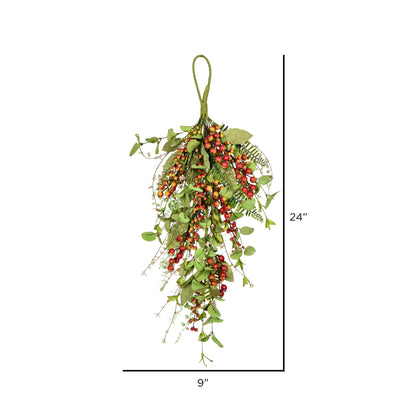 Vickerman 24" Artificial  Mixed Fall Teardrop.