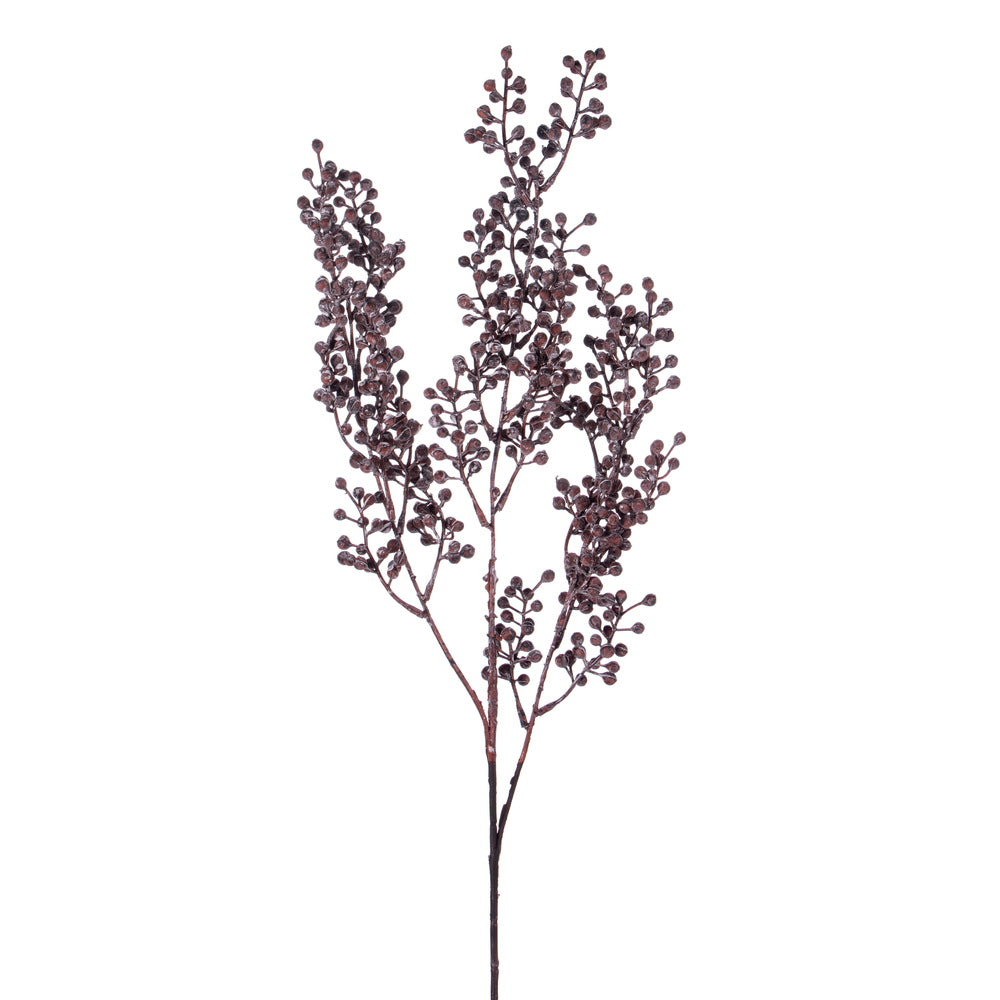 Vickerman 25" Brown Artificial Dry Wild Berry Spray 2 per bag.