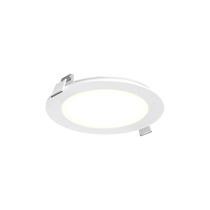 DALS 5 Inch Round Recessed Panel Light with Junction Box/Driver | CCT Color Selectable | 12W, 800 Lumens | Dimmable Pot Light | Wet Rated | ETL Certified