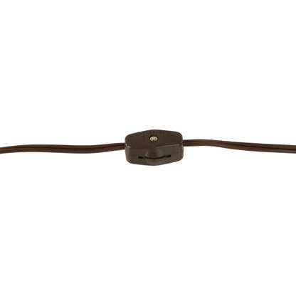 Vickerman 6' Switched Pinch Clip C7 Socket XTW 20 Guage Brown Wire 2 pack