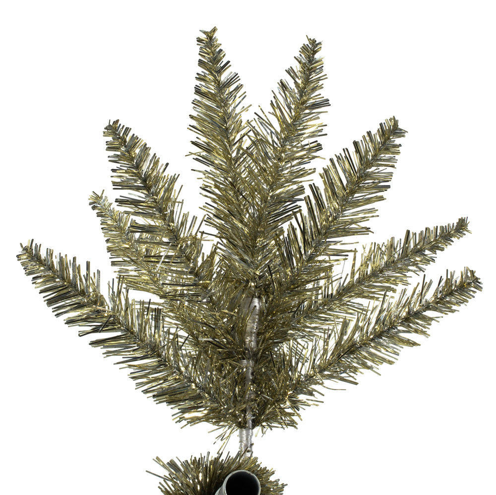 Vickerman 10' x 52" Champagne Pencil Artificial Christmas Tree Unlit