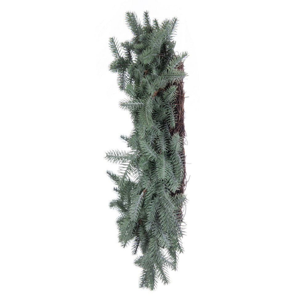 Vickerman 24" Artificial Blue Spruce Pine Cone Wreath.
