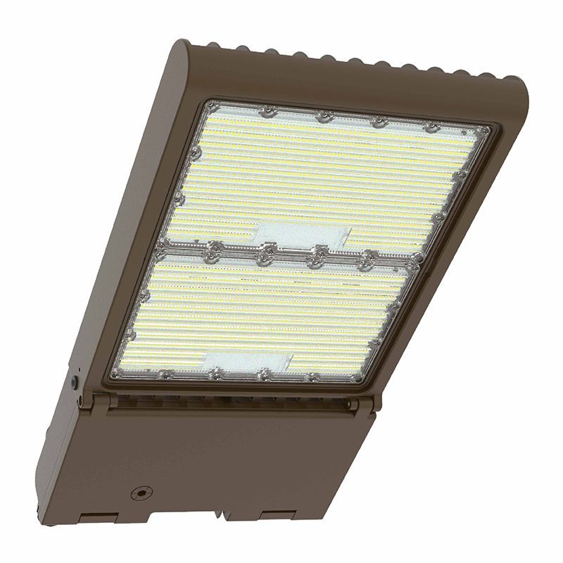 Westgate Flood/Area Light,T 120-277V, Outdoor Lighting, 150W/200W/240W/300W, 125 Lumens/W, 30K/40K/50K/57K, Bronze 0~10V Dimmable