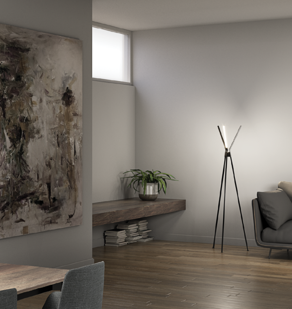DALS Lighting 64Inch Star LED Modern Floor Lamp, 14W, 1200Lumens, 3000K