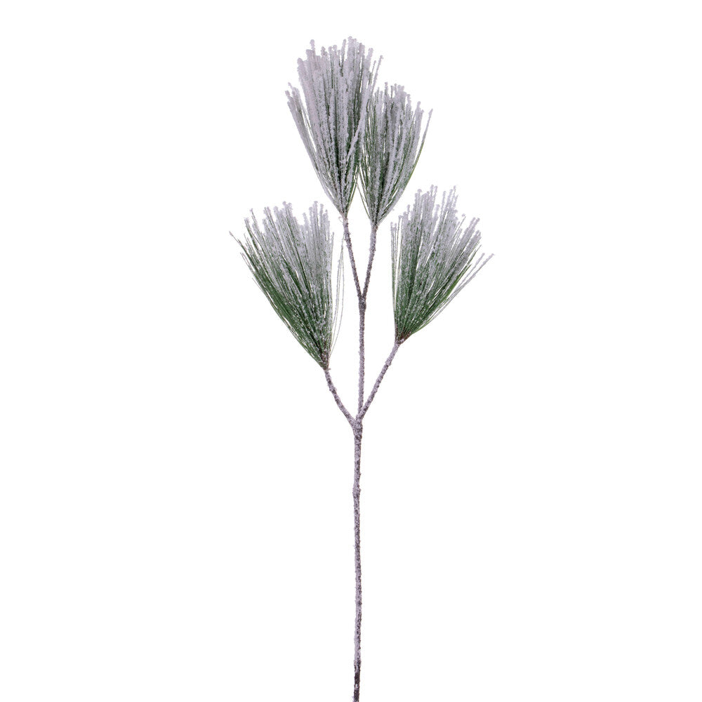 Vickerman 25" Artificial Snow Pine Needle Spray 3 per bag.
