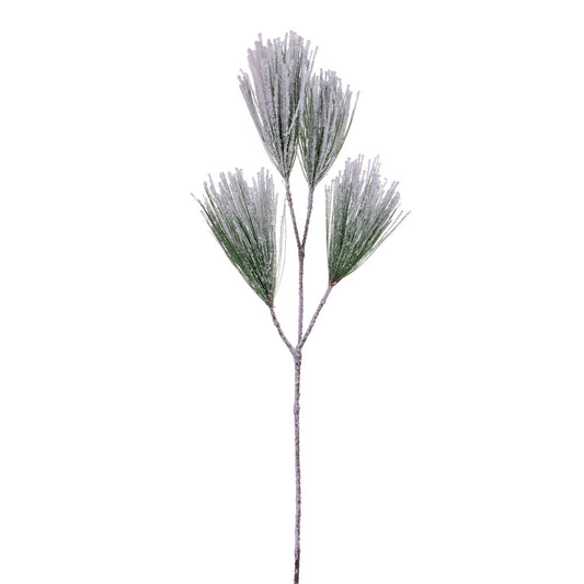 Vickerman 25" Artificial Snow Pine Needle Spray 3 per bag.