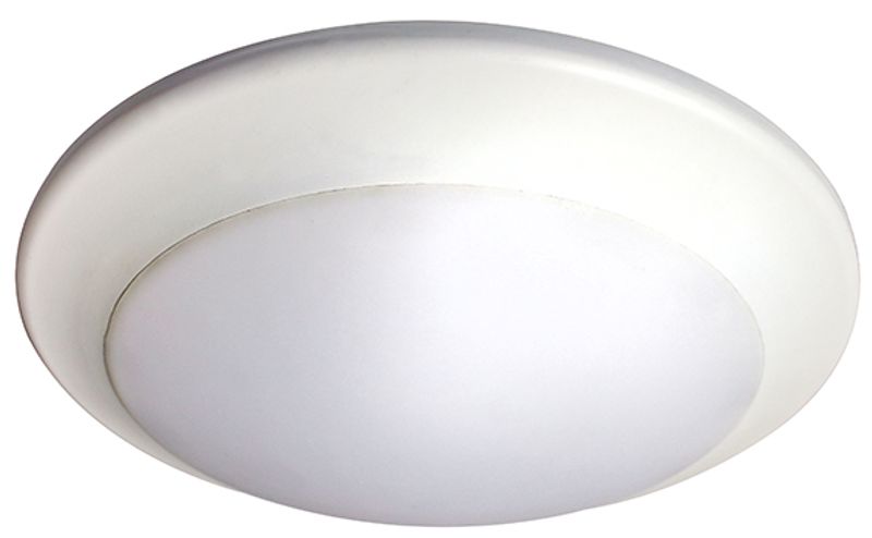 Westgate 6In Die-Cast Disk 15W 900 Lumens 277V CRI80 30/40/50K, Residential Lighting, 15W, 900 Lumens, 3000K/4000K/5000K, White Finish, TRIAC Dimming