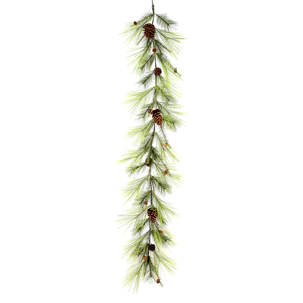Vickerman 6' x 15" Larkspur Pine Artificial Christmas Garland Unlit