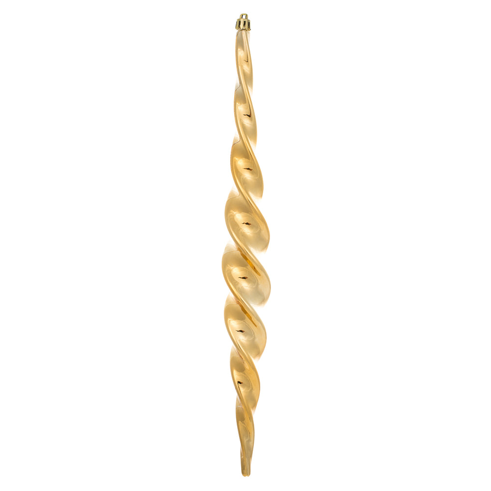 Vickerman 14.6" CopperGold Shiny Spiral Icicle 2Bx