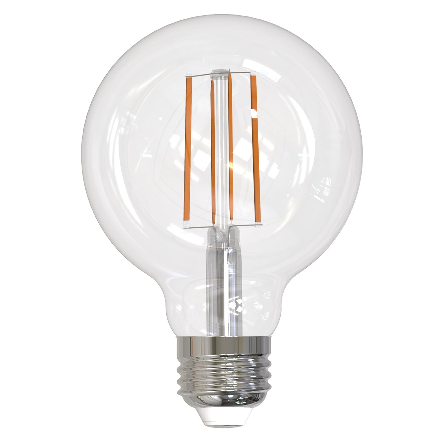 Bulbrite LED Filament 13 Watt Dimmable G25 Light Bulbs with a Clear Finish and Medium (E26) Base - 2700K (Warm White Light), 1400 Lumens