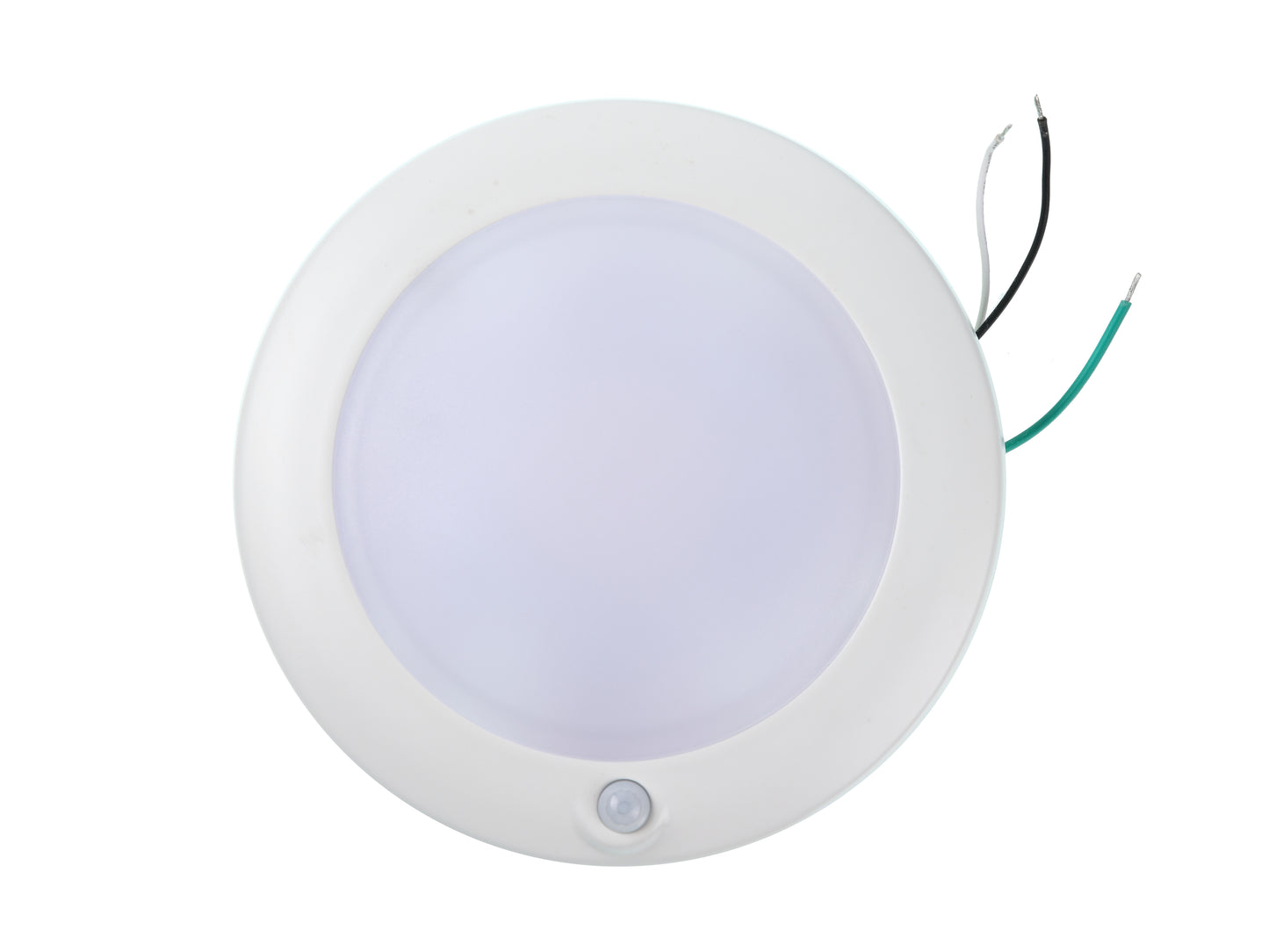 ASD Lighting LED Disk Light 6" 15W 120V CCT Selectable 2700/3000/3500/4000/5000K with Motion Sensor Black UL Energy Star 6pack