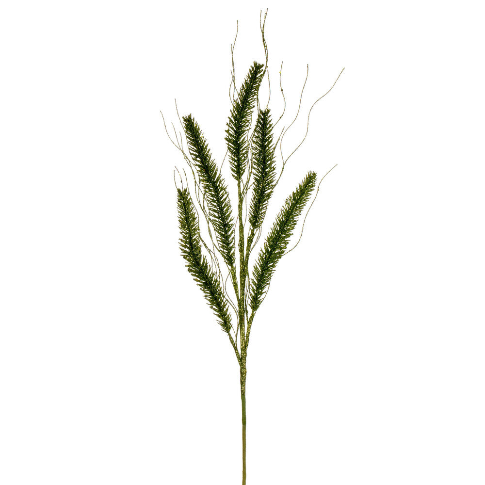 Vickerman 30" Lime Wheat Glitter Spray 6 per bag.