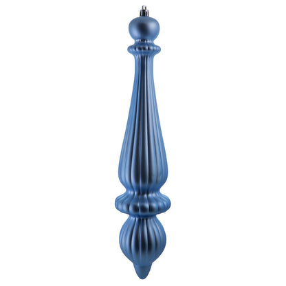 Vickerman 14" Periwinkle Shiny Finial Drop UV