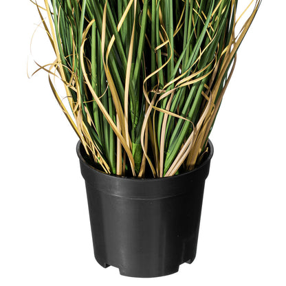 Vickerman 24" Artificial Potted Green Curled Grass.