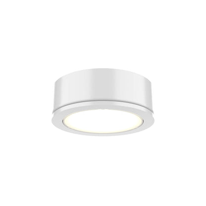 DALS 2.75" Power LED Under Cabinet Puck Light, Dimmable Under Cabinet Light, 4W 235 Lumens, 120V