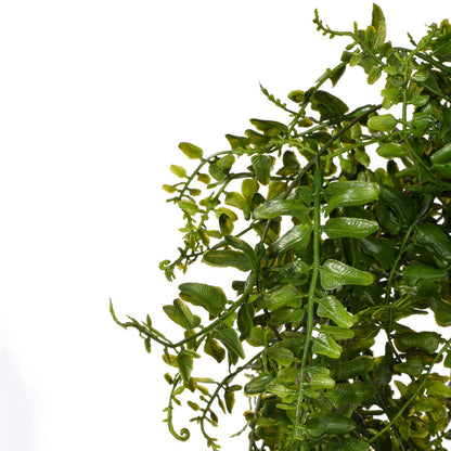 Vickerman 30" Artificial Green Buckler Fern Vine.