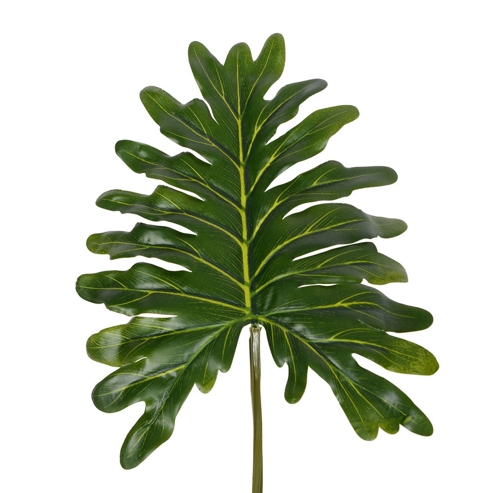 Vickerman 25" Artificial Potted Grand Philodendron Bush.