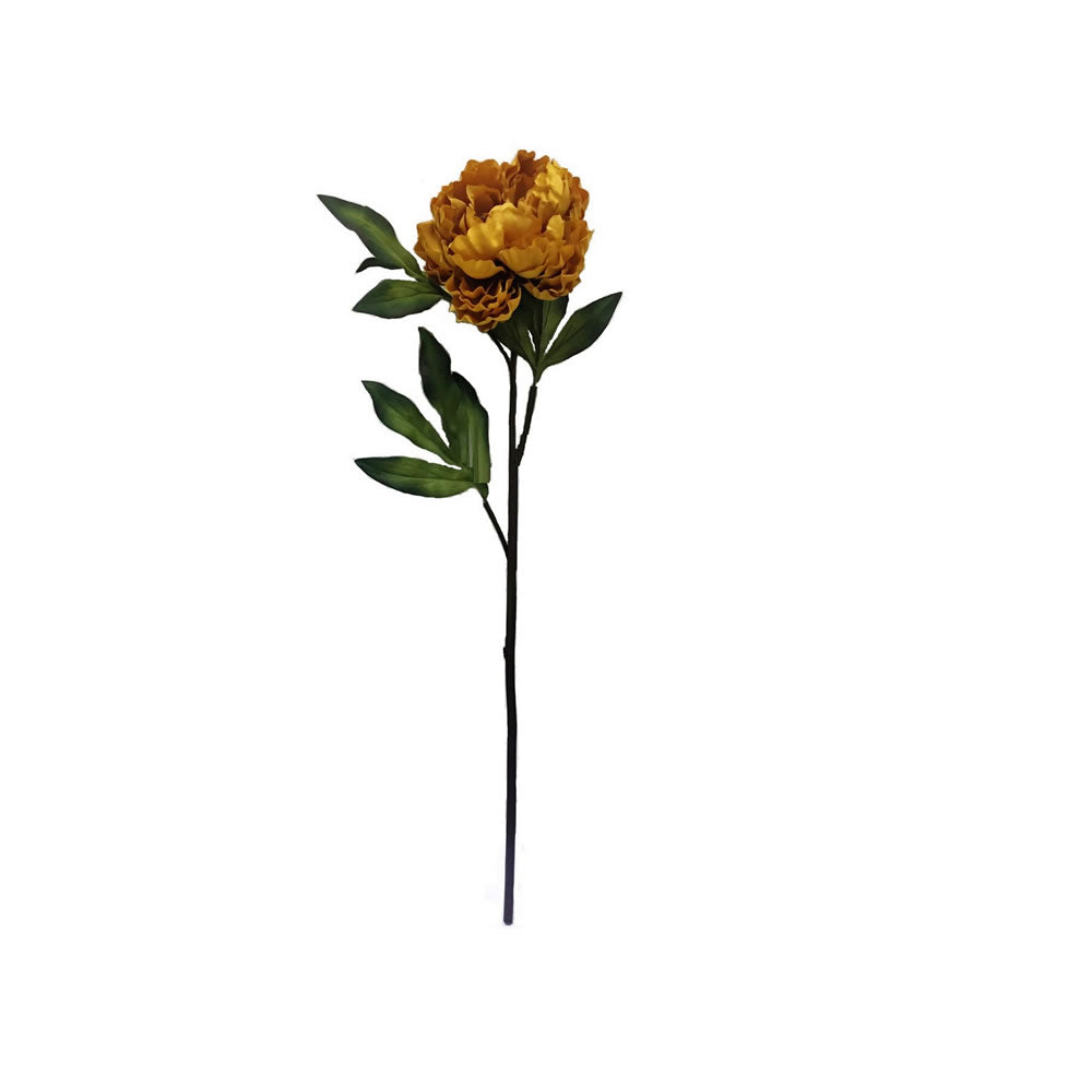 Vickerman 25" Artificial Mustard Peony Stem