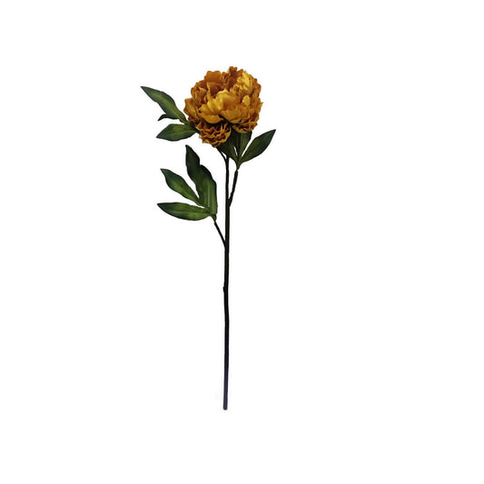 Vickerman 25" Artificial Mustard Peony Stem