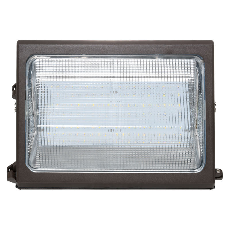 Westgate Non-Cutoff Wall Pack, Outdoor Lighting, 20W/30W/50W/60W, 130 Lumens/W, 30K/40K/50K/57K, Bronze 0~10V Dimmable