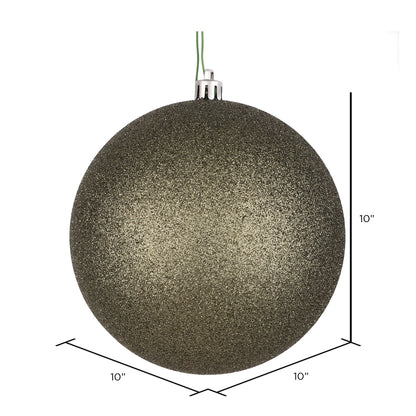 Vickerman 10" Wrought Iron Glitter Ball Ornament