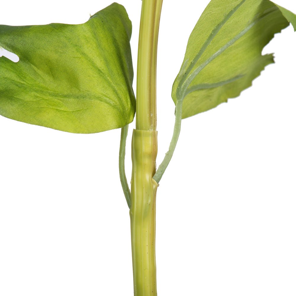 Vickerman 23.5'' Artificial Green Ball Flower Spray. Includes 2 sprays per pack.
