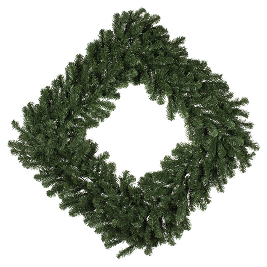 Vickerman 48" Grand Teton Artificial Christmas Square Wreath Unlit