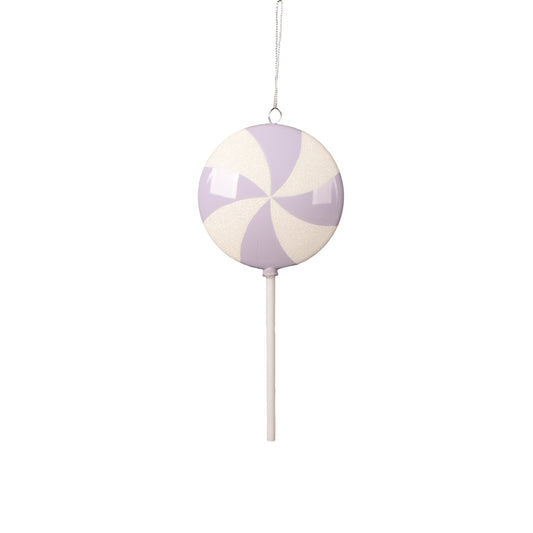 Vickerman 9" Pastel Lavender Flat Round Lollipop 6 per bag.