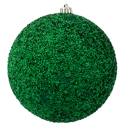 Vickerman 8" Seafoam Green Beaded Ball Ornament 2 per Bag