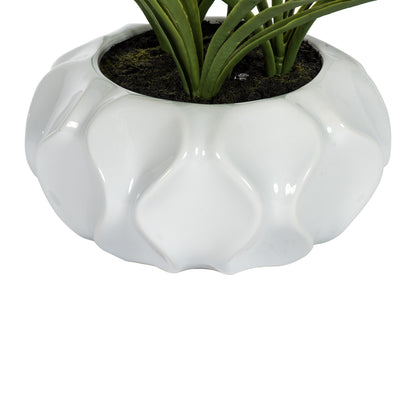 Vickerman 25" Artificial Potted Lavender Orchid.