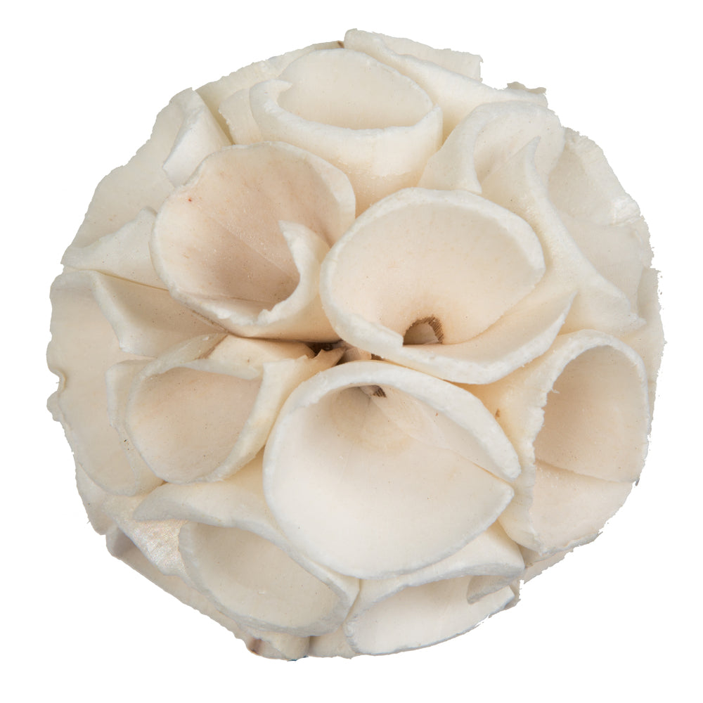 Vickerman Natural Botanicals 2.4" Sola Crape Ball. Includes 50 pieces per Pack.
