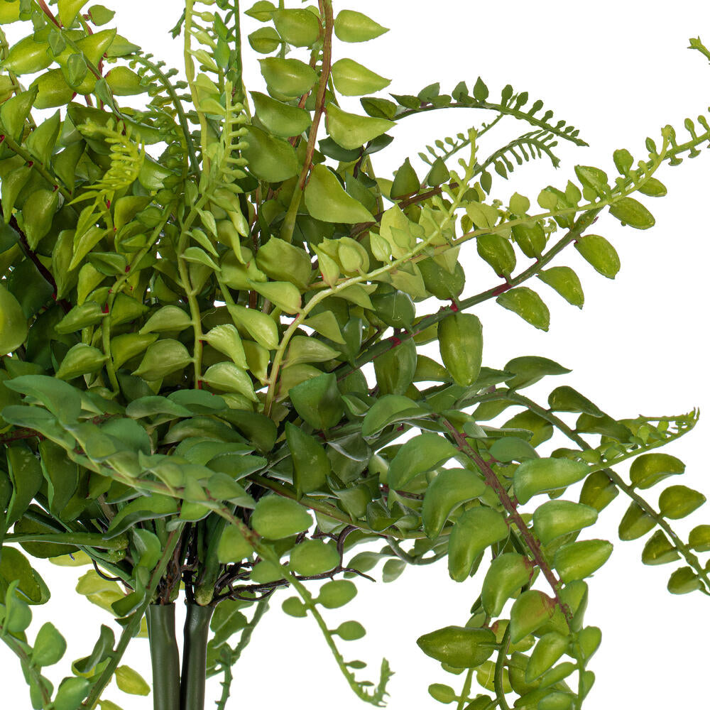 Vickerman 16" Artificial Green Fern Spray. Includes 3 sprays per pack.