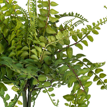 Vickerman 16" Artificial Green Fern Spray. Includes 3 sprays per pack.